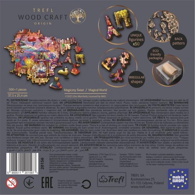 Puzzle en bois Monde magique 501 pièces