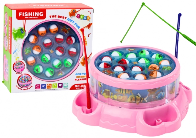 Jeu Cannes à Pêche Lumières Sons Rose