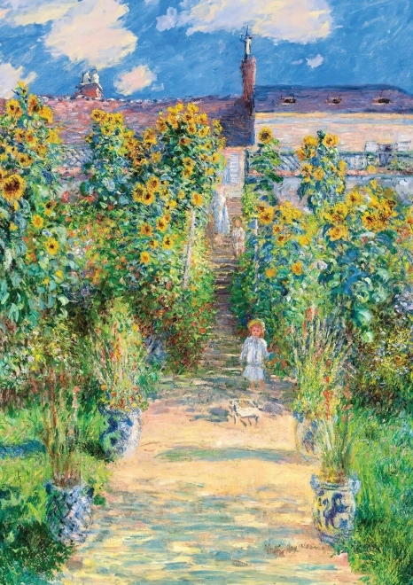 Série Musée de Puzzles ART PUZZLE : Le jardin de l'artiste à Vétheuil 1000 pièces