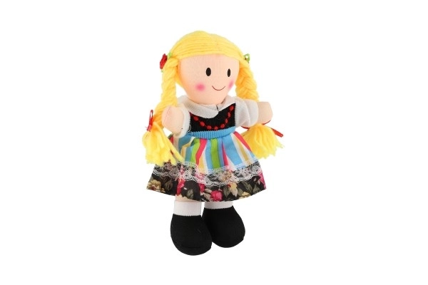 Poupée en tissu en costume peluche 20x11cm 0+