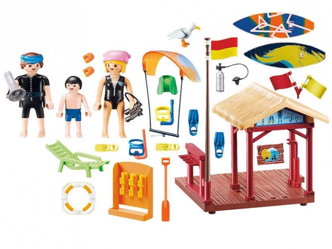 Ensemble créatif sport aquatique Playmobil