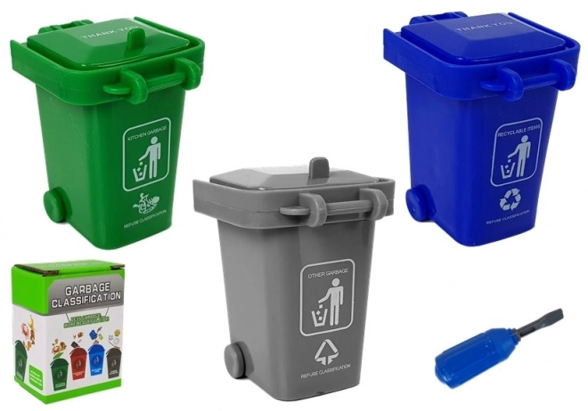 Camion poubelle bricolage avec tri des déchets