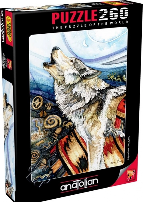 Puzzle Loup Hurlant 260 pièces