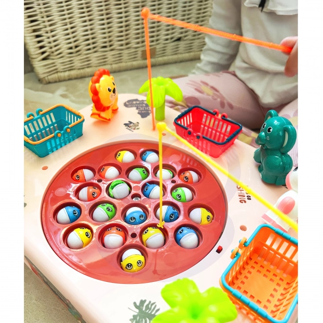 Jeu d’adresse Pêche Table Interactive Rose