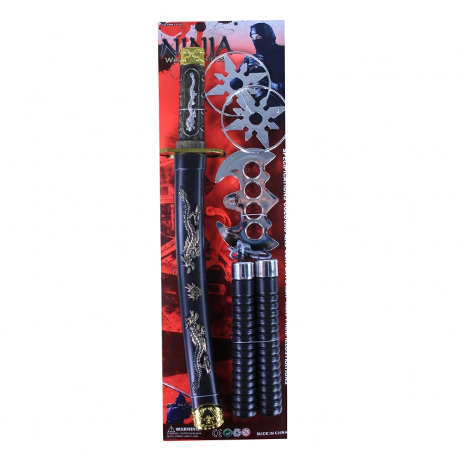 Ensemble de jouets Ninja avec katana