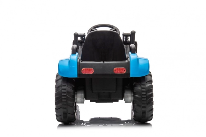 Tracteur électrique pour enfants avec benne bleu