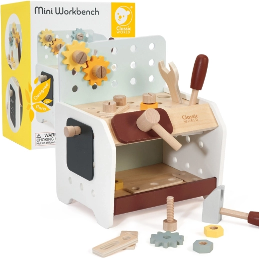 mini établi en bois avec outils CLASSIC WORLD