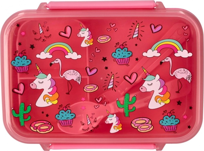 Design joyeux avec des licornes