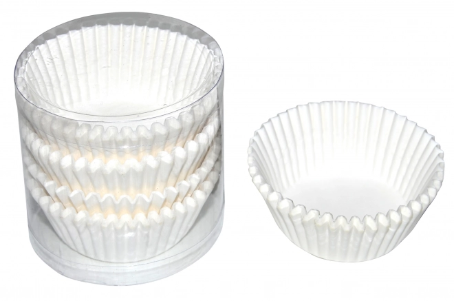 Caissettes de pâtisserie blanches