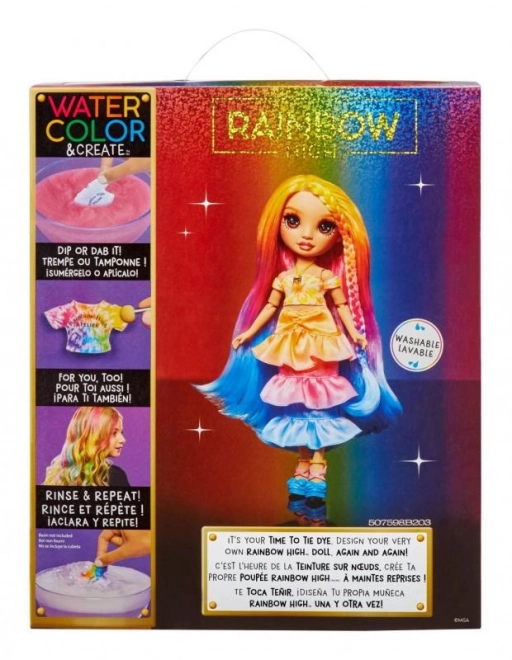 Rainbow High panenka Aquarelle - yeux marron TV