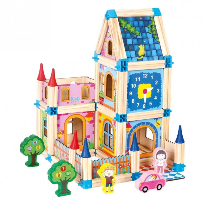 Jeu de construction en bois Bino Château