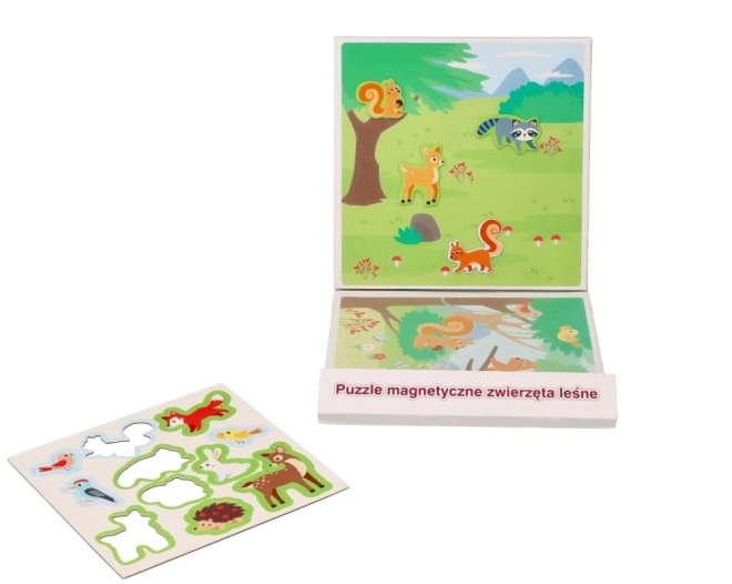 Livre puzzle magnétique - Animaux de la forêt