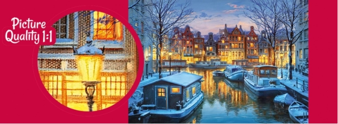 Puzzle Amsterdam de nuit 1000 pièces