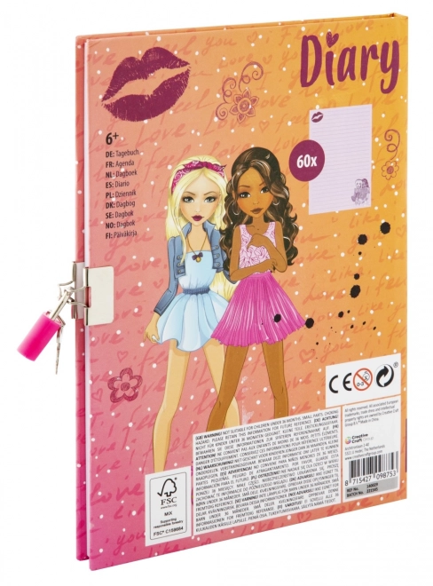 Agenda avec cadenas A5 Besties