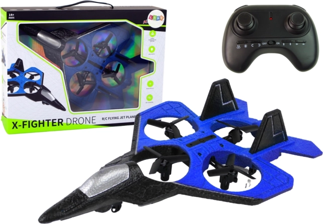Drone RC de course Chasseur Bleu