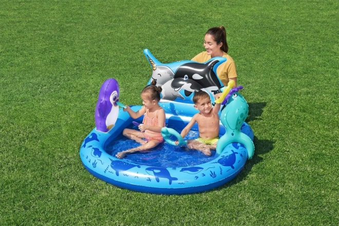 Terrain d'aventure marin 134x131x73cm BESTWAY