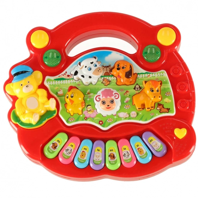 Piano éducatif pour enfants - ferme