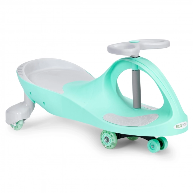 Voiture Wiggle Car lumineuse avec roues vertes ECOTOYS