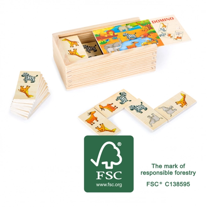 Domino en bois Safari Small Foot