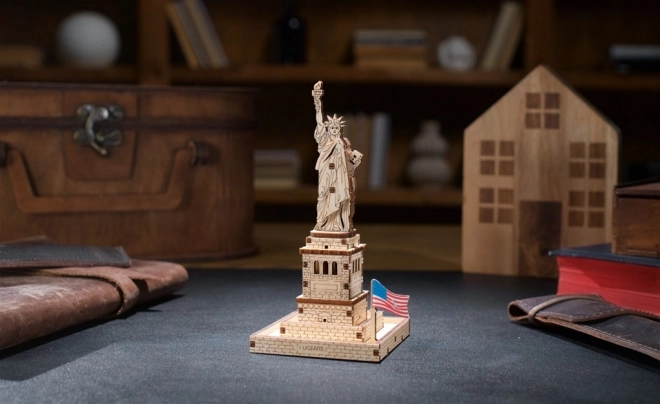 Modèle 3D en bois Statue de la Liberté