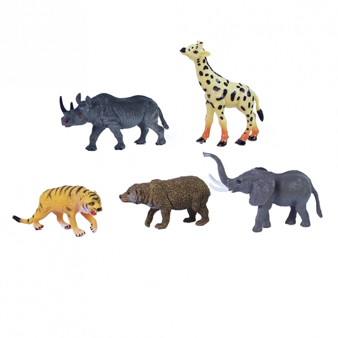 Ensemble de figurines d'animaux sauvages pour enfants