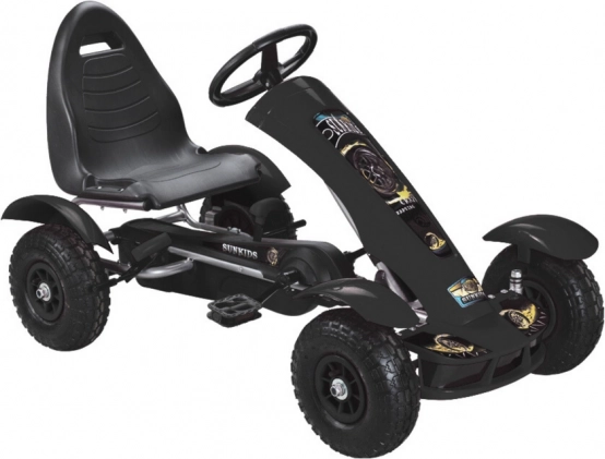 Kart à pédales noir