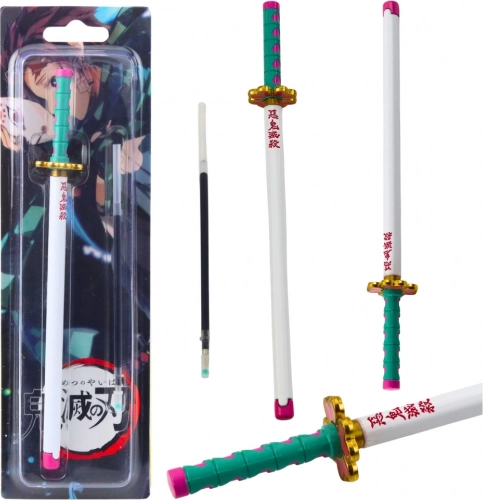 Stylo en métal en forme de katana inspiré par l’anime
