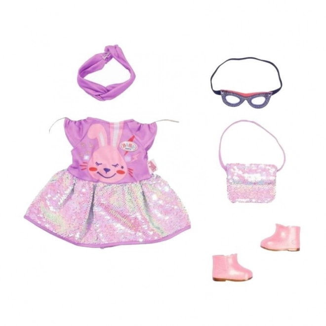 BABY born Ensemble avec robe Deluxe Édition Anniversaire, 43 cm