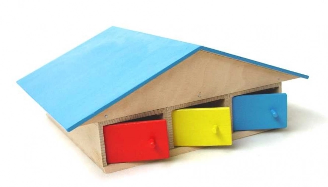 Garage en bois pour 6 voitures