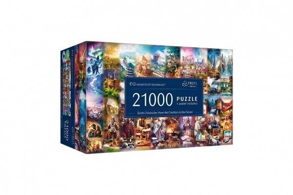 Puzzle Terre : Chronique du monde depuis le début jusqu'à l'avenir