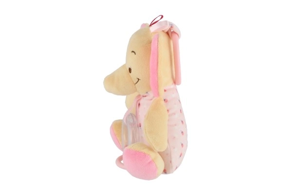 Boîte à musique - éléphant rose 18 cm