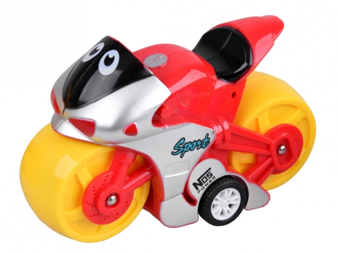 Moto enfant colorée pour s'amuser