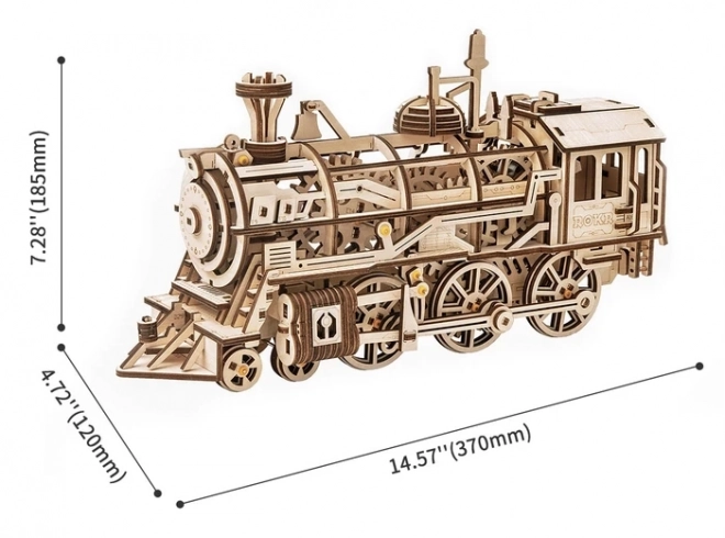 Locomotive - Kit de construction en bois 3D