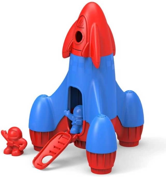 Green Toys fusée rouge