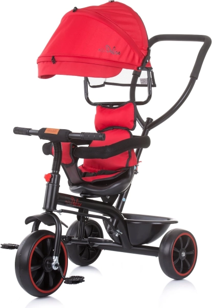 Tricycle avec auvent 2‑en‑1 Cherry