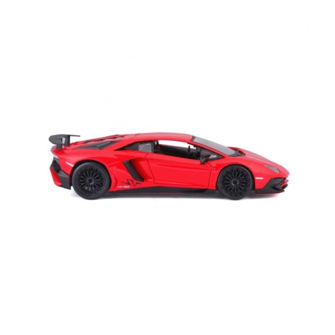 Modèle en métal Bburago Lamborghini Aventador rouge 1:24