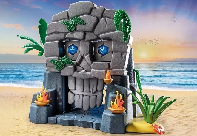 Set de jeu PLAYMOBIL Pirates - Île du crâne