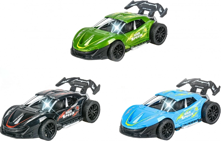 Voiture de course avec effets lumineux et sonores 16 cm