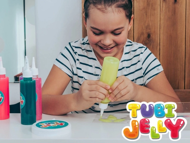 Tubi Jelly set créatif sirène 6 couleurs figurines gélifiées