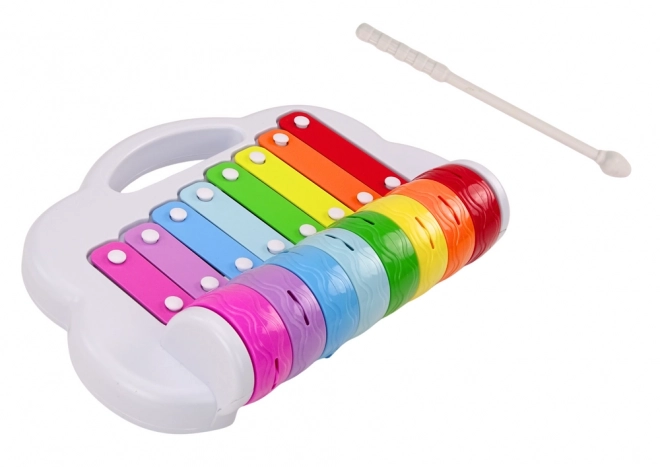 Cymbales arc-en-ciel Instrument éducatif interactif pour enfants coloré
