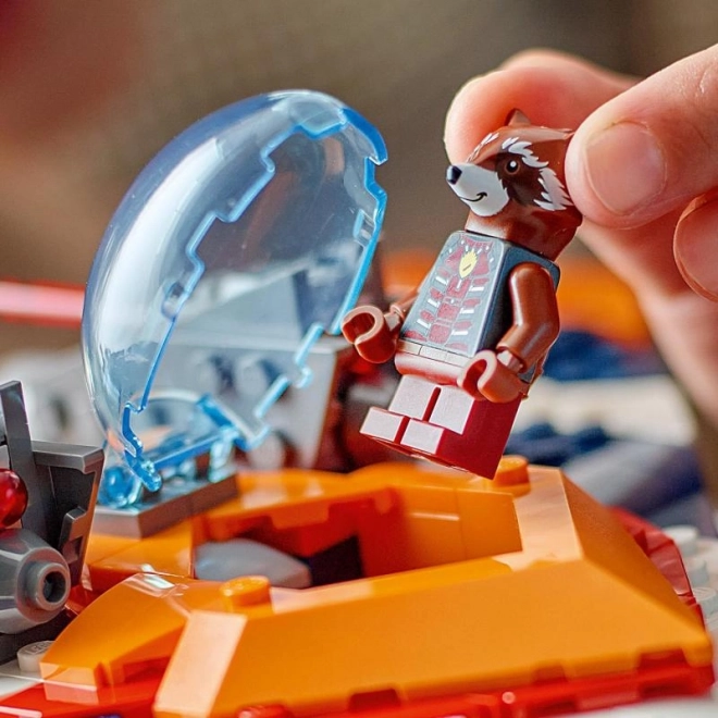 Lego Marvel Warbird Rocketa vs. Ronan