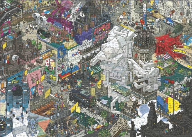 Puzzle Pixorama: Enquête Parisienne 1000 pièces