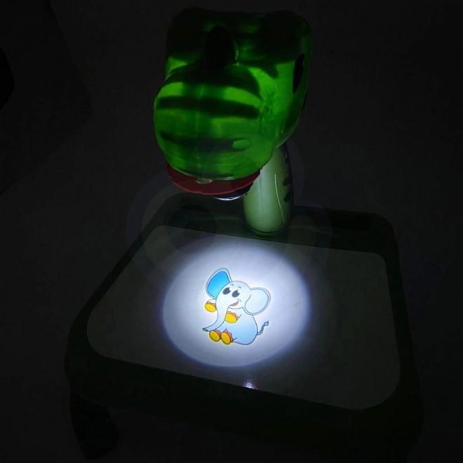 Projecteur WOOPIE Dinosaur avec tableau et feutres