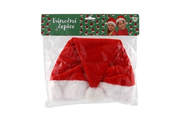 Tissu de bonnet de Noël pour enfants diamètre 25 cm sur carte de carnaval