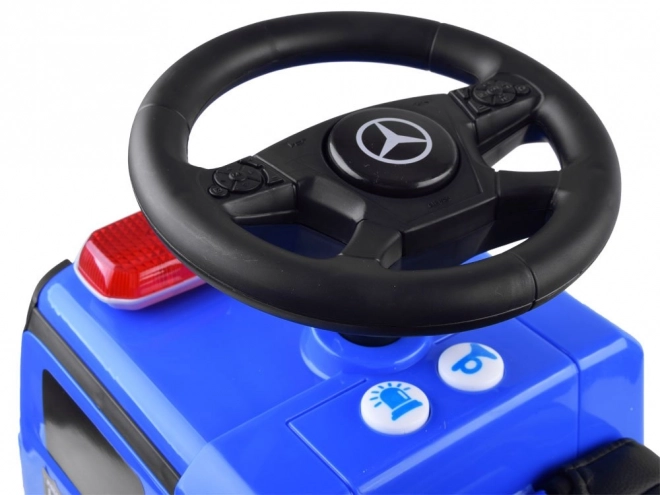 Trotteur pour enfants avec son Mercedes Antos POLICE bleu
