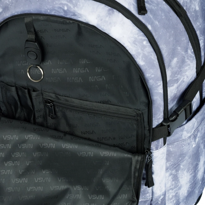BAAGL Sac à dos scolaire Skate NASA Gris