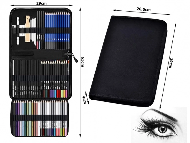 Ensemble pour croquis et dessin pour professionnels