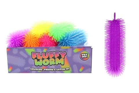 Ver antistress avec des poils doux