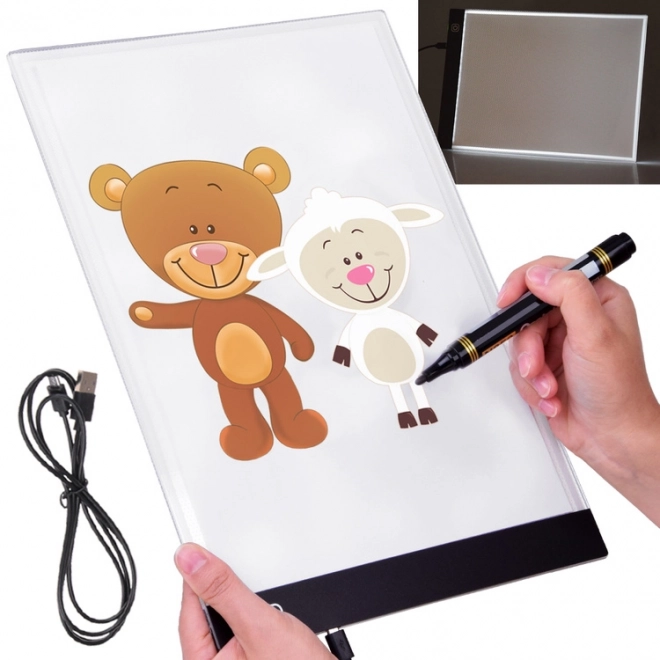 Tablette de dessin LED pour enfants