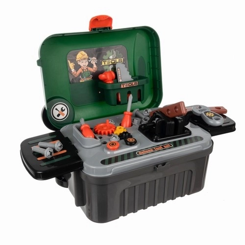 Atelier pour enfants avec outils et valise